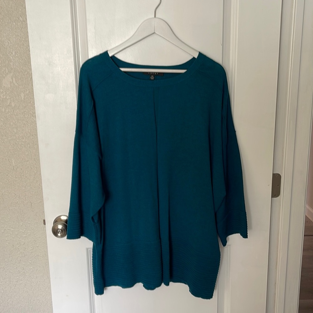 Cyrus 3/4 sleeve tunic top NWOT